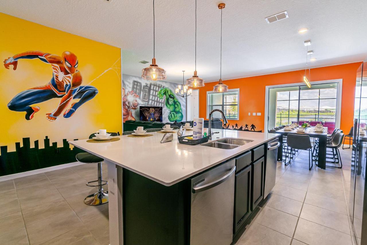 Luxury 12 Bedrooms Pool House 10 Min To Disney4630 Kissimmee Esterno foto