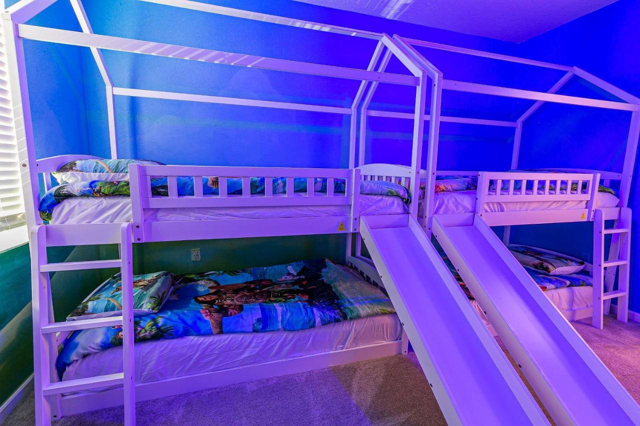 Luxury 12 Bedrooms Pool House 10 Min To Disney4630 Kissimmee Esterno foto