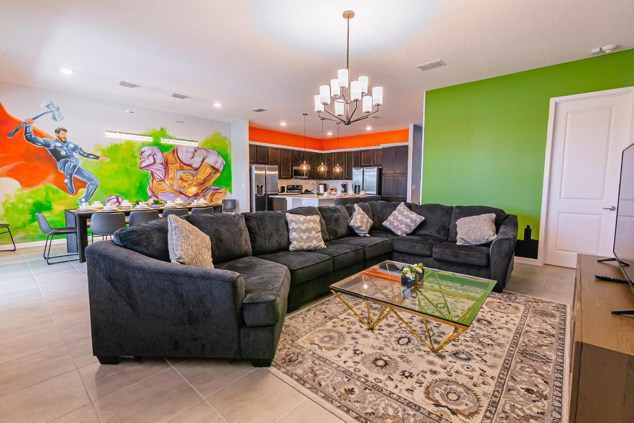 Luxury 12 Bedrooms Pool House 10 Min To Disney4630 Kissimmee Esterno foto